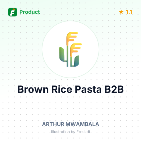 Brown Rice Fusilli Pasta – summary card, no photo uploaded yet