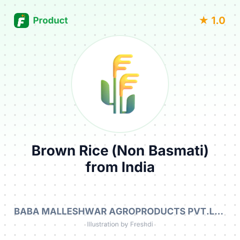 Brown Rice (Non Basmati) – summary card, no photo uploaded yet
