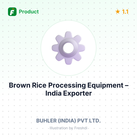 Brown Rice Processing Equipment – summary card, no photo uploaded yet