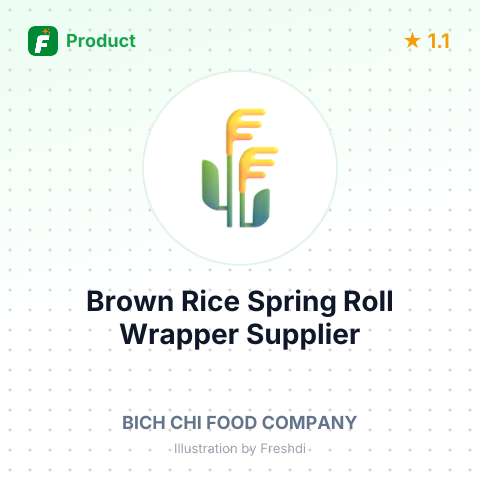 Brown Rice Spring Roll Wrapper – summary card, no photo uploaded yet