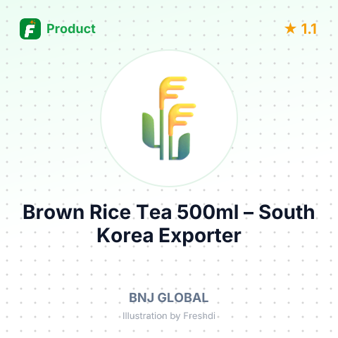 Brown Rice Tea 500ml – summary card, no photo uploaded yet
