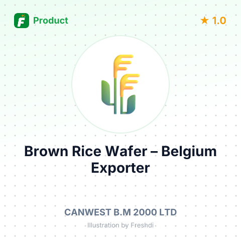 Brown Rice Wafer – summary card, no photo uploaded yet