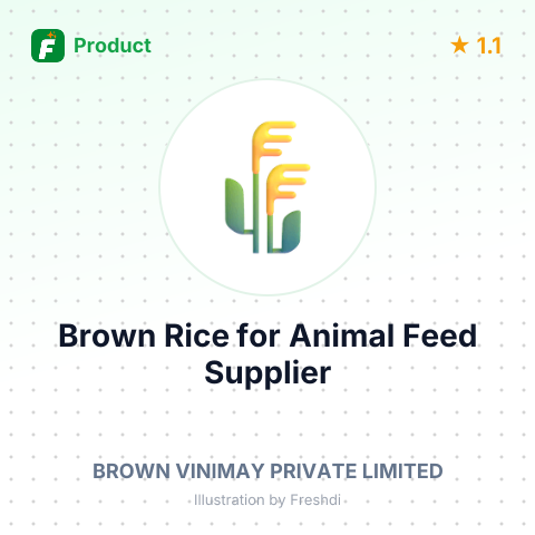 Brown Rice for Animal Feed – summary card, no photo uploaded yet