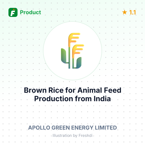 Brown Rice for Animal Feed Production – summary card, no photo uploaded yet