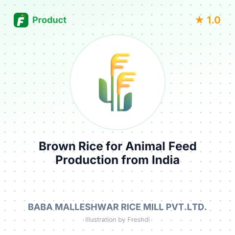 Brown Rice for Animal Feed Production – summary card, no photo uploaded yet