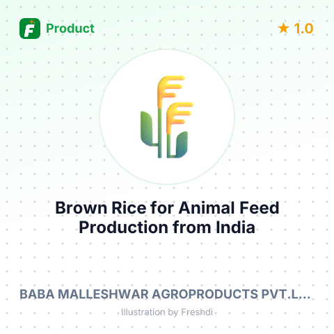 Brown Rice for Animal Feed Production – summary card, no photo uploaded yet