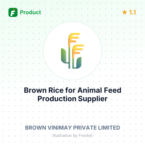 Brown Rice for Animal Feed Production – summary card, no photo uploaded yet