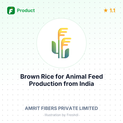 Brown Rice for Animal Feed Production – summary card, no photo uploaded yet