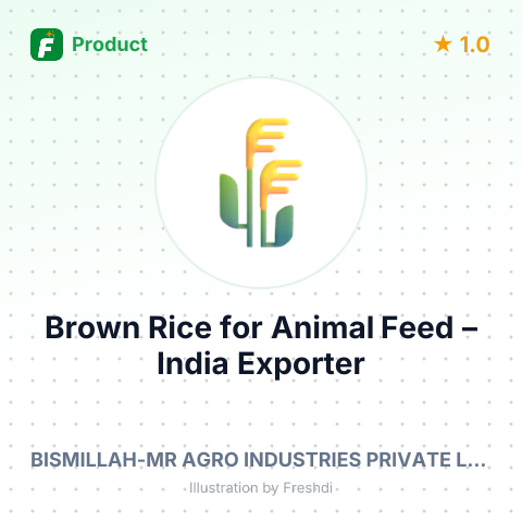 Brown Rice for Animal Feed – summary card, no photo uploaded yet