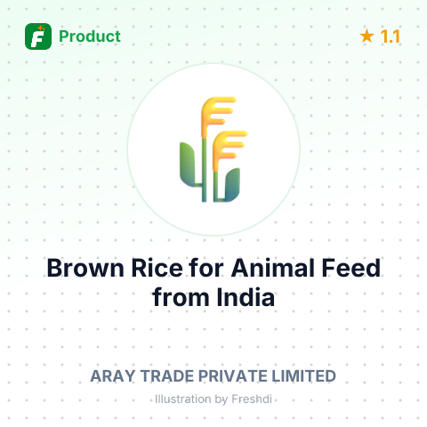 Brown Rice for Animal Feed – summary card, no photo uploaded yet