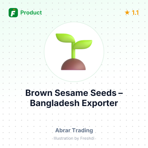 Brown Sesame Seeds – summary card, no photo uploaded yet
