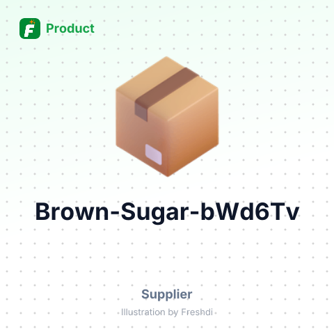 Brown Sugar – product summary card, no photo uploaded yet
