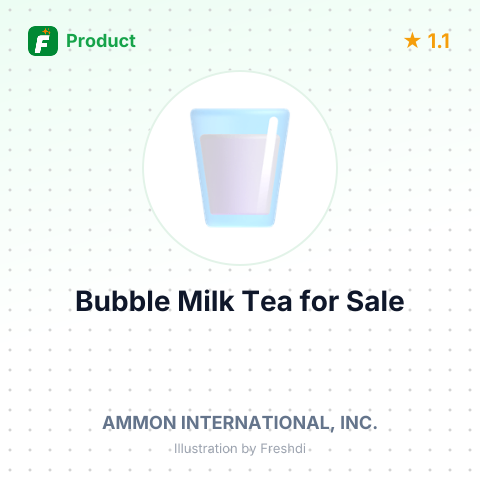 Bubble Milk Tea – summary card, no photo uploaded yet