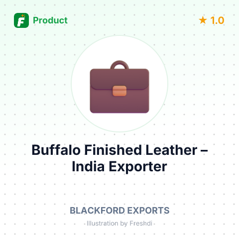 Buffalo Finished Leather – summary card, no photo uploaded yet