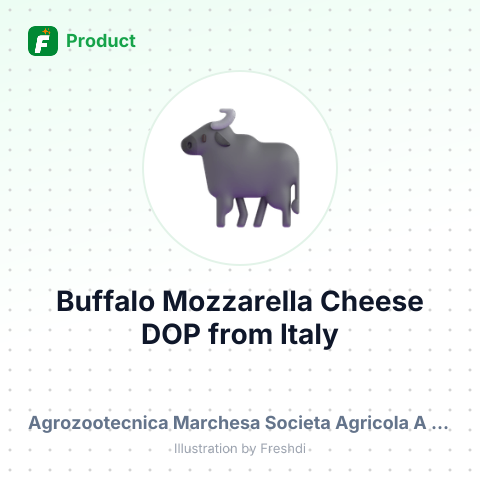 Buffalo Mozzarella Cheese DOP – summary card, no photo uploaded yet
