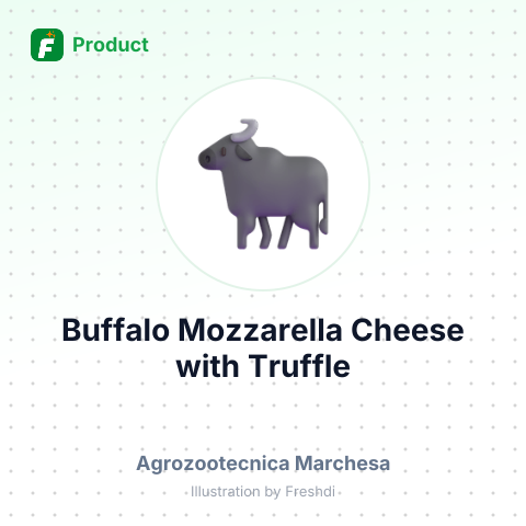 Buffalo Mozzarella Cheese with Truffle – summary card, no photo uploaded yet