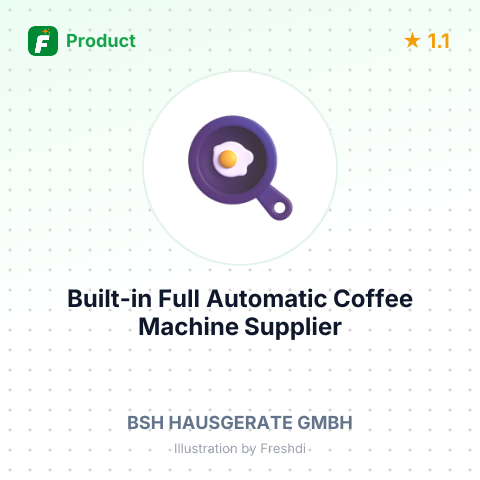 Built-in Full Automatic Coffee Machine – summary card, no photo uploaded yet