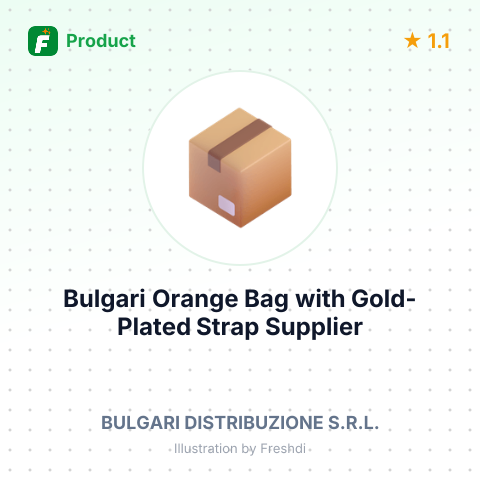 Bulgari Orange Bag with Gold-Plated Strap – summary card, no photo uploaded yet