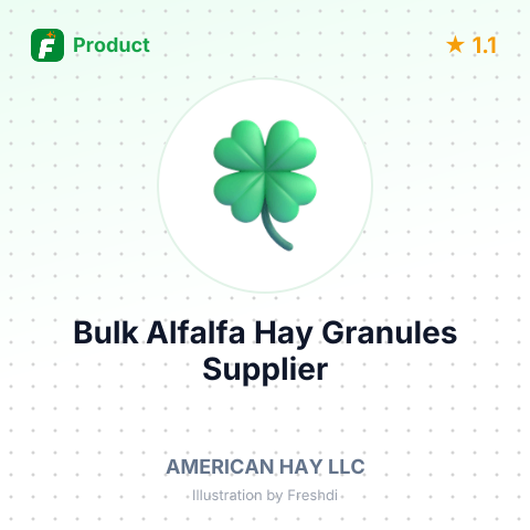 Bulk Alfalfa Hay Granules – summary card, no photo uploaded yet