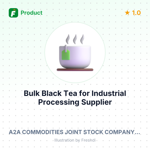Bulk Black Tea for Industrial Processing – summary card, no photo uploaded yet