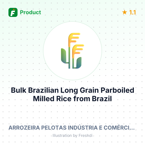 Bulk Brazilian Long Grain Parboiled Milled Rice – summary card, no photo uploaded yet
