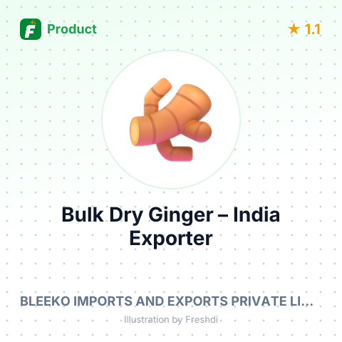 Bulk Dry Ginger – summary card, no photo uploaded yet