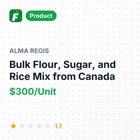 Bulk Flour, Sugar, and Rice Mix – summary card, no photo uploaded yet