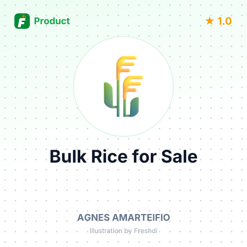 Bulk Rice – summary card, no photo uploaded yet