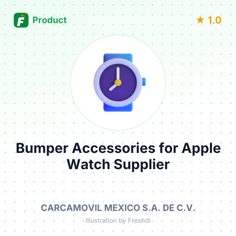 Bumper Accessories for Apple Watch – summary card, no photo uploaded yet