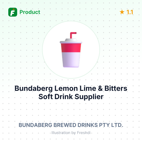 Bundaberg Lemon Lime & Bitters Soft Drink – summary card, no photo uploaded yet
