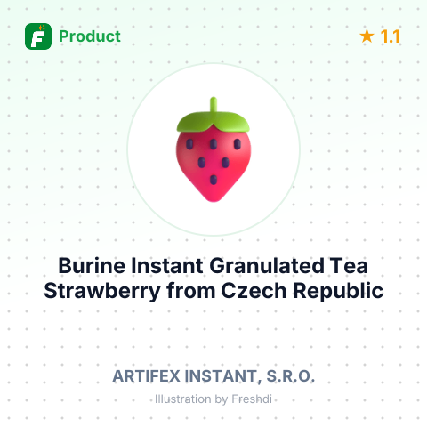 Burine Instant Granulated Tea Strawberry – summary card, no photo uploaded yet