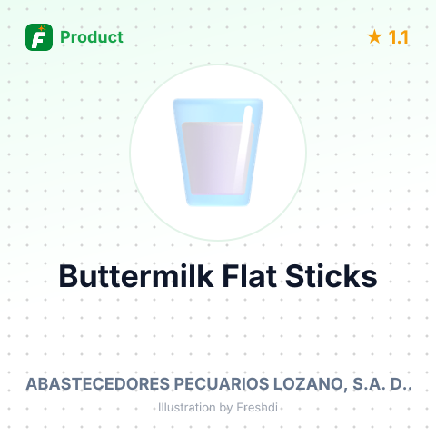 Buttermilk Flat Sticks – summary card, no photo uploaded yet
