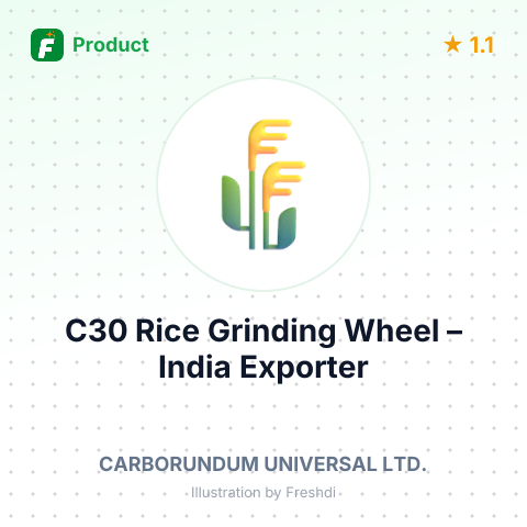 C30 Rice Grinding Wheel – summary card, no photo uploaded yet
