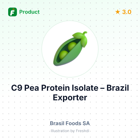 C9 Pea Protein Isolate – summary card, no photo uploaded yet