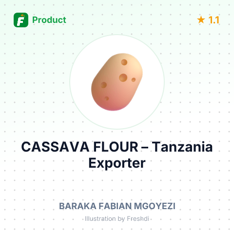 CASSAVA FLOUR – summary card, no photo uploaded yet