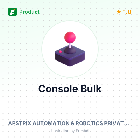 CONSOLE 5 II with JOYSTICK – summary card, no photo uploaded yet