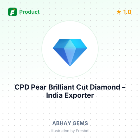 CPD Pear Brilliant Cut Diamond (Natural) – summary card, no photo uploaded yet