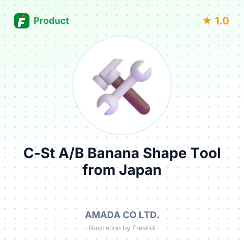 C-St A/B Banana Shape Tool – summary card, no photo uploaded yet