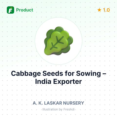 Cabbage Seeds for Sowing – summary card, no photo uploaded yet