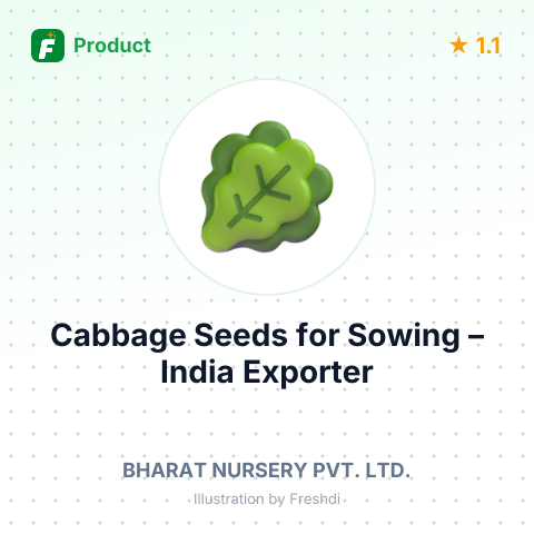 Cabbage Seeds for Sowing – summary card, no photo uploaded yet