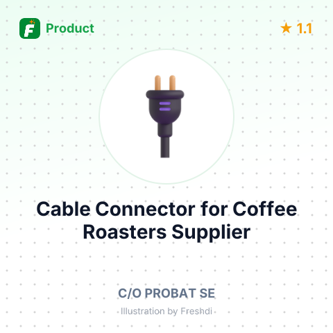 Cable Connector for Coffee Roasters – summary card, no photo uploaded yet