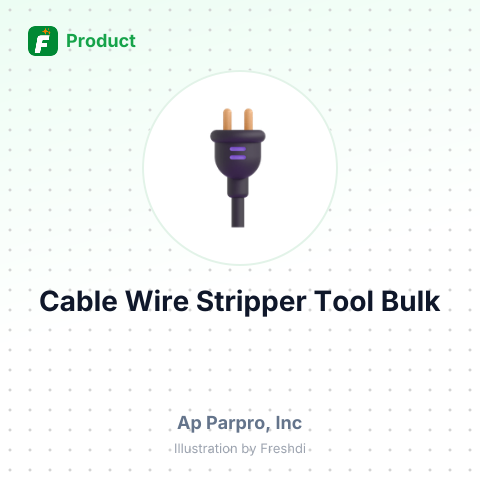 Cable Wire Stripper Tool – summary card, no photo uploaded yet