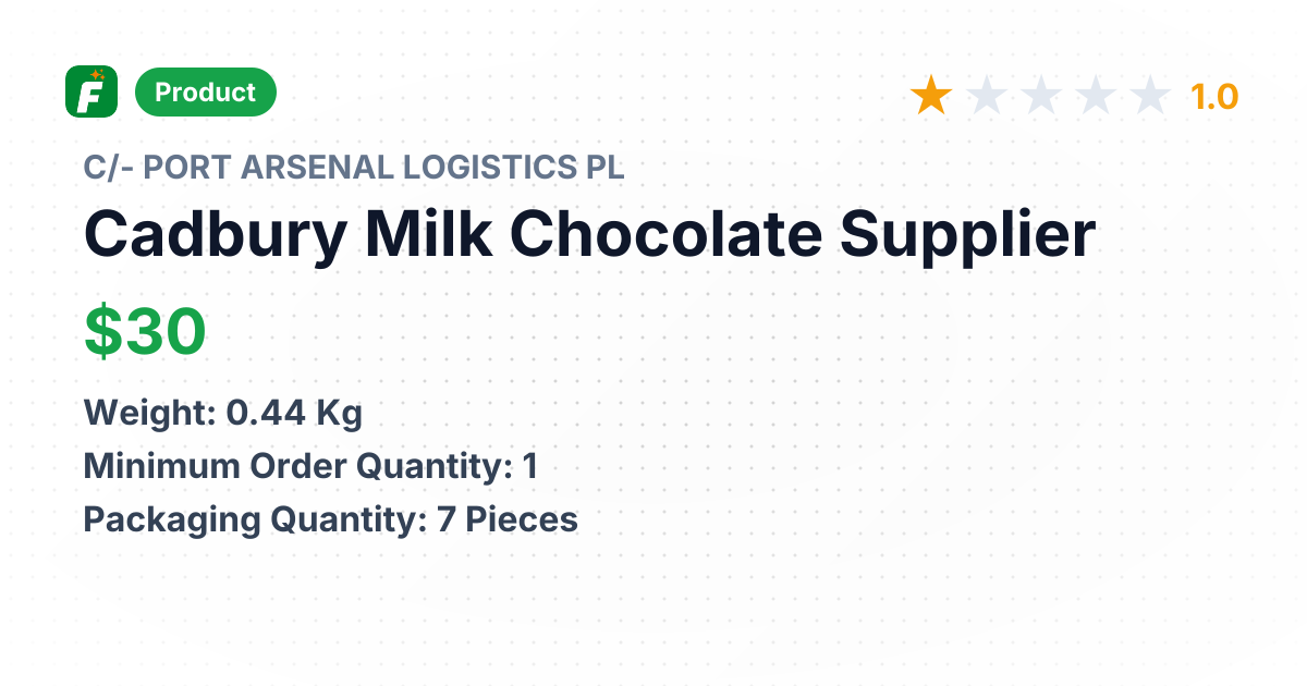 Cadbury Milk Chocolate Supplier | Freshdi