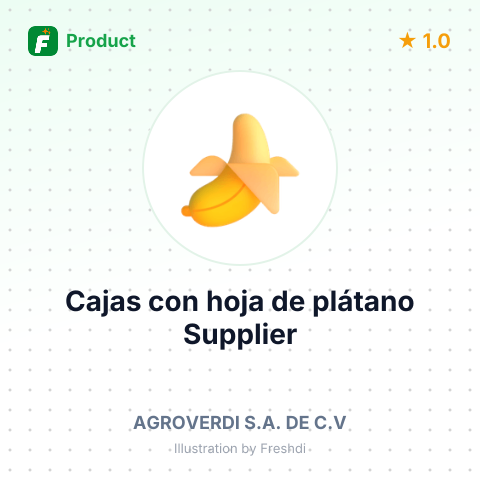 Cajas con hoja de plátano – summary card, no photo uploaded yet