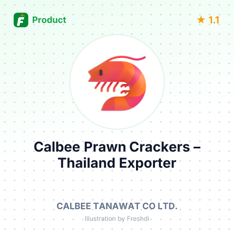 Calbee Prawn Crackers (Shrimp Chips) – summary card, no photo uploaded yet
