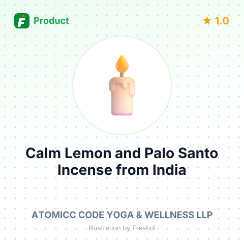 Calm Lemon and Palo Santo Incense – summary card, no photo uploaded yet