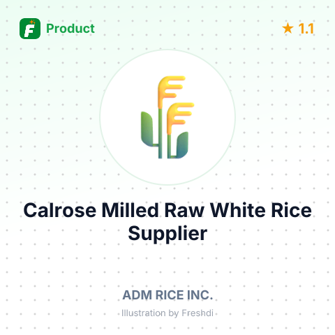 Calrose Milled Raw White Rice – summary card, no photo uploaded yet
