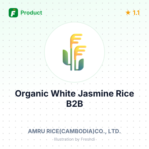 Cambodian Organic White Jasmine Rice – summary card, no photo uploaded yet