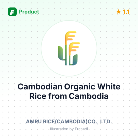 Cambodian Organic White Rice – summary card, no photo uploaded yet