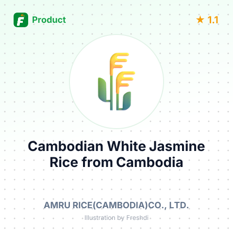 Cambodian White Jasmine Rice – summary card, no photo uploaded yet